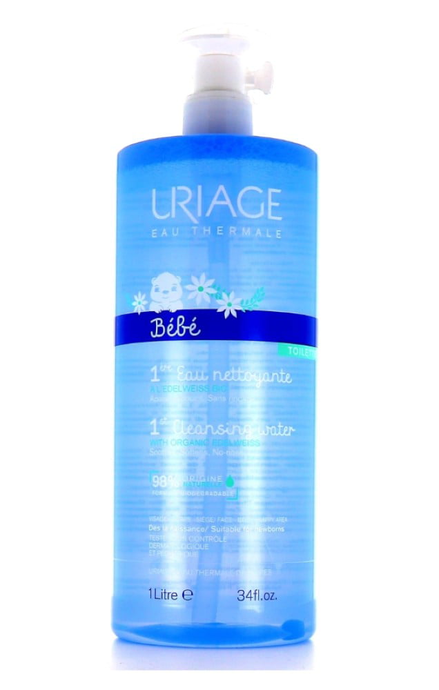eau nettoyante/1000ml + huile lavante/200ml) - Uriage Baby 1st Cleansing  Set