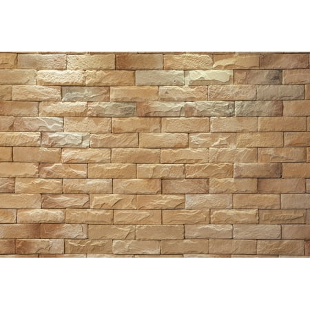 Peel N Stick Poster Of Interior Brick Construction Wall Texture