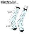 thumbnail image 5 of Balery Sea Turtle Printed Novelty Socks Men's Women's Crew Socks Sports Socks Knee High Socks Cotton Socks Quirky and Cool Socks, 5 of 9