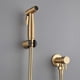 thumbnail image 2 of Bathroom Toilet Bidet Tap Kit Brushed Gold Bidet Sprayer Shower with Shut-Off Valve, 2 of 5