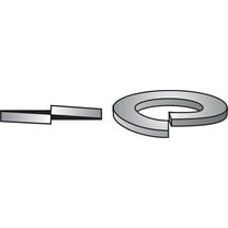 Hillman 0830666 Split Lock Washer, Stainless Steel, 1/4''