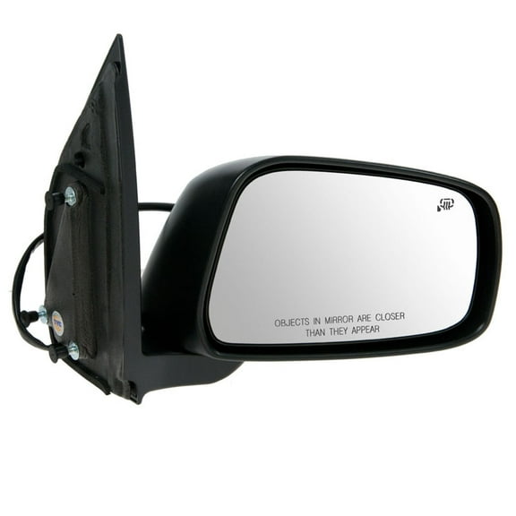 TRQ Mirror Power Heated Smooth Passenger Side RH for Nissan Frontier Xterra MRA05775 Fits select: 2005-2012 NISSAN PATHFINDER, 2009-2012 SUZUKI EQUATOR
