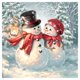 thumbnail image 1 of Muñeco de nieve acrílico en la nieve pintura al óleo por números Kit DIY pintura sin marco regalo Hugtrwg Para estrenar, 1 of 9