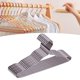 thumbnail image 4 of 10 Uds. Perchas de Metal de aleación de aluminio para ropa, organizador de armario, tendedero antideslizante, percha de ropa sin costuras para , gris-plata Baoblaze Perchas, 4 of 7