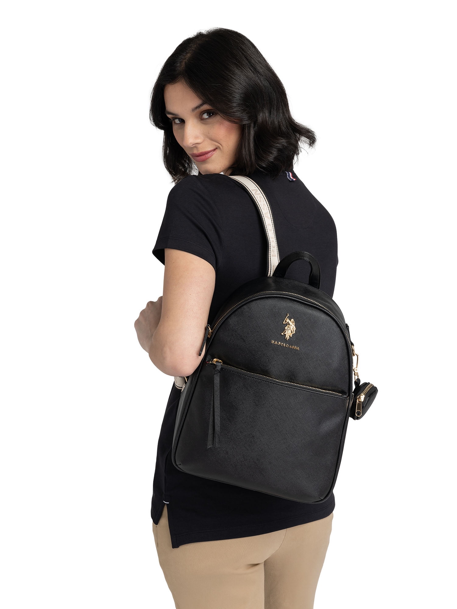 【期間限定セール】U.S. Polo Assn. Signature リュック U.S. Polo Assn. Signature Backpack, Black - Walmart.com