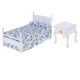 thumbnail image 3 of Cama en miniatura de casa de muñecas,Cama individual escala 1/12,Mesita de noche de casa de muñecas,Muebles de dormitorio de casa de muñecas,Decoración de casa de muñecas,Muebles de, 3 of 9