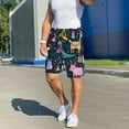 thumbnail image 7 of Bixox Men's Cute Funny Animals printed lightweight casual shorts, soft sleep shorts with pockets., 7 of 7