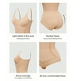 thumbnail image 2 of MISS COCOLI Womens Shapewear Tummy Control Bodysuit Sculpting Butt Lifter Round Neck Snatched Body Shaper, 2 of 6