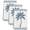Navy Blue, Cobalt, Cream, variant on Colorful Palm Tree Kitchen Towels Set of 4, Summer Tropical Plants Leaves Abstract Black Absorbent Dish Towels for Kitchen, Microfiber Hand Towel, Quick Drying Tea Towel for Cleaning Dishcloths