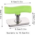 thumbnail image 2 of Stainless Steel, Working Screw Cap Artifact, Universal Rotating Can Bottle Opener, Bottle Cap Cap Cover Tool (3 Pieces In White), 2 of 4