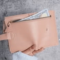 thumbnail image 2 of Monedero de mujer de piel sintética con cremallera corta, monedero, cartera para mujer, bolsa de almacenamiento, 2 of 4