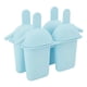 thumbnail image 3 of Molde de helado de silicona práctico portátil DIY Ice Pop Maker con 50 palos para el hogar azul, 3 of 5