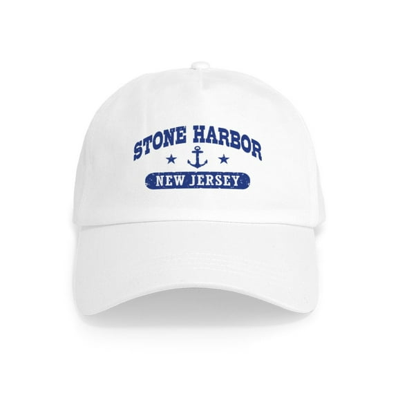 CafePress - Stone Harbor NJ Cap - Adjustable 100% Brushed Unisex Casual Cotton Baseball Cap, Beige, 1