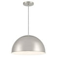 thumbnail image 5 of Minka Lavery - Vantage Pendants - 1 Light Dome Pendant-Brushed Nickel Finish, 5 of 7
