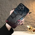 thumbnail image 3 of 3D Triangle Puzzle Pattern Mobile Phone Case Full-Body Protection Shockproof Anti-fall Phone Case For Men Women For Apple IPhone 14 13 12 11 XS XR X 7 8 6s Mini Plus Pro Max SE, 3 of 5
