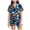 Z02-Blue, variant on Kakishop Kids Halloween Pajamas Set Pumpkin Ghost Print Short Sleeve 2 Piece,Yellow