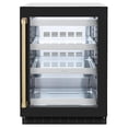 thumbnail image 2 of ZLINE Autograph Edition 24 in. Touchstone 151 Can Beverage Fridge With Black Matte Glass Door And Champagne Bronze Handle (RBSOZ-BLM-24-CB), 2 of 2