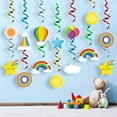 thumbnail image 6 of MALLMALL6 Rainbow Hanging Swirls Decorations Birthday Party Supplies, 6 of 6