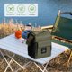 thumbnail image 5 of Bolsa De Almacenamiento De Botella De Condimento Bolsa de almacenamiento para botellas de condimentos SUNDICK, paquete de hielo aislado plegable (verde negruzco), 5 of 7