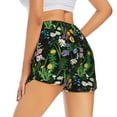 thumbnail image 3 of Sigee Chamomile for Women's Athletic Shorts High Waisted Running Shorts Pocket Sporty Short Gym Elastic Workout Shorts, 3 of 9