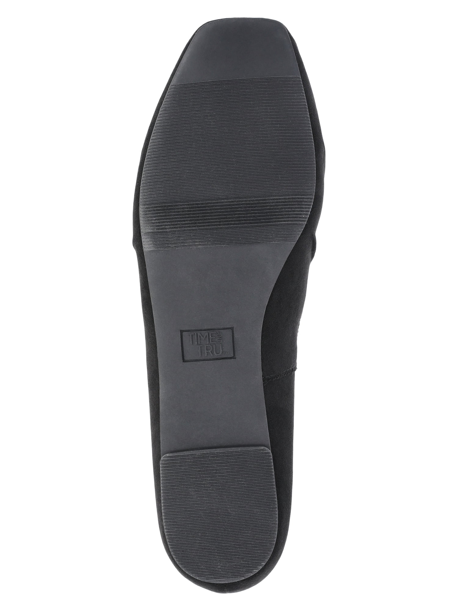 Time and Tru Women's Pleated Ballet Flats