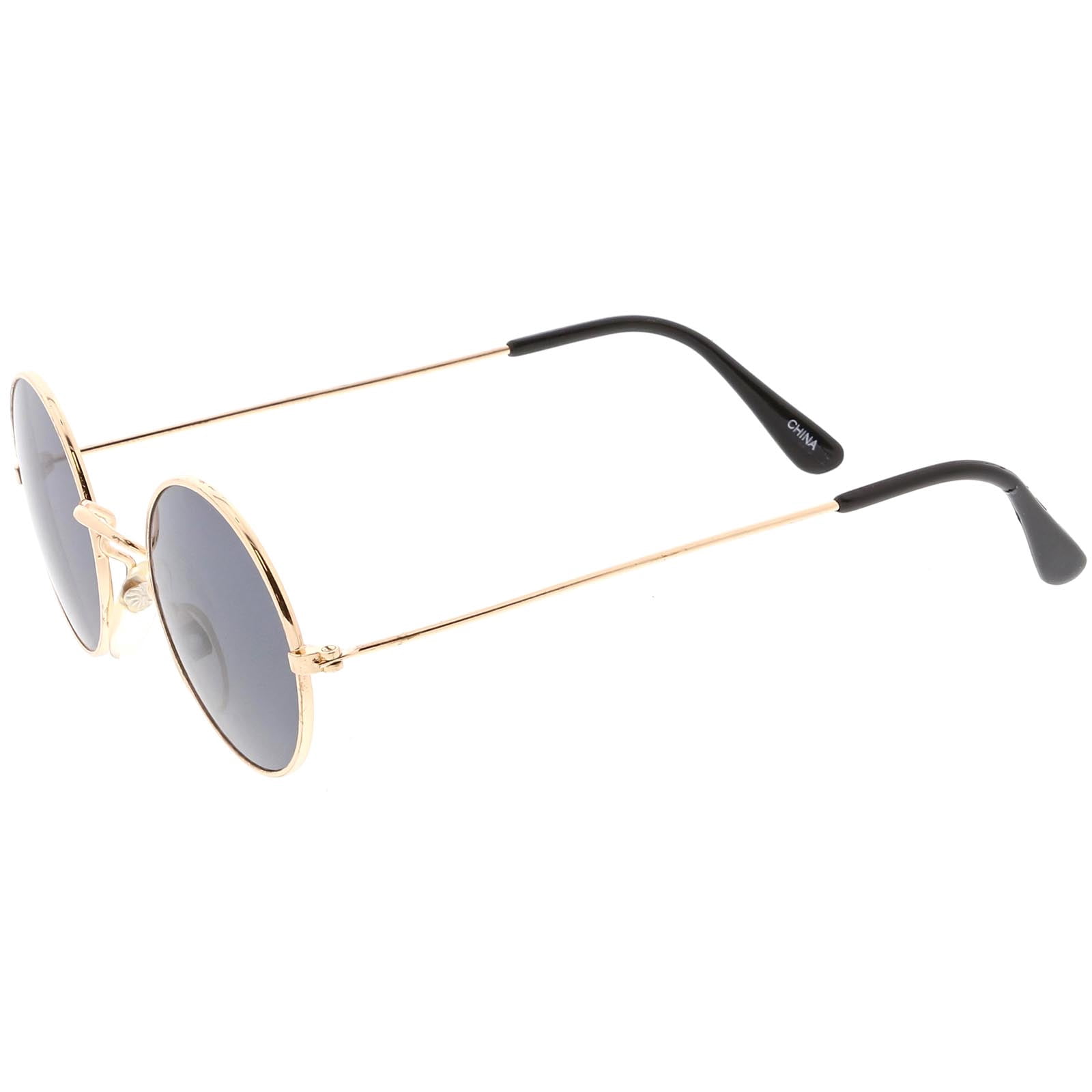 True Vintage Small Thin Frame Circle Sunglasses Neutral  display picture 2