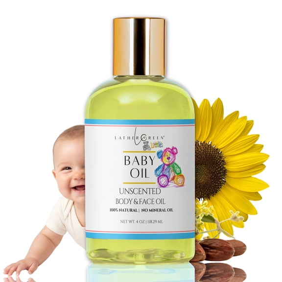 Unscented Baby Oil | Gentle Moisturizing Oil for Babies