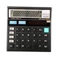 thumbnail image 4 of OUNONA Financial Calculator Desk Calculator Two Line Display Black ABS 1Pcs Office Work Accountants Professionals, 4 of 8