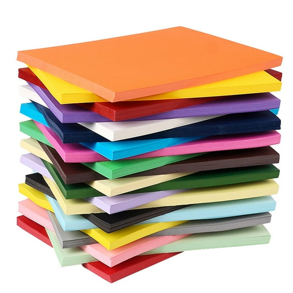unbranded  50 Pcs Colorful Paper Colored Origami Bulk Poster Double Sided