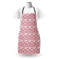 thumbnail image 3 of Strawberry Apron, Continuous Cartoonish Ripe Summer Season Fruits, Unisex Kitchen Bib with Adjustable Neck for Cooking Gardening, Adult Size, Pink Pale Pink, by Ambesonne, 3 of 4