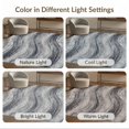 thumbnail image 7 of ODIKA 8'x10' Washable Area Rug Durable, Non-Slip Watercolor Modern Brushstroke Design With Flowing Wavy Motif Abstract Dynamic for Living Room, Under Sectional, Family, 7 of 7