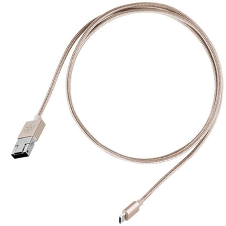 Silver Stone Technologies CPU02G 2 in. 1 Micro-USB Combo USB-A to Micro-B Cable - 1m - Gold price history on PriceWatchPro