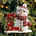 thumbnail image 6 of Deeceymbur Christmas Ornament 26 Letters Alphabet Pendant Personalized Christmas Trees Decorations Hanging Decor for Xmas Home Holiday and Party Decoration, 6 of 9
