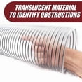 thumbnail image 5 of 3pcs 2Inch OD 50mm Clear PVC Dust Collection Hose for Use with Dust Collectors with Ports. Ideal for Shop Vacuums, 5 of 6