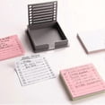 thumbnail image 3 of Sticky Note Holder, Sticky Note Dispenser Compatible with Post-It Note, Post It Note Organizer 3x3 Self-Sticky Note Pads, 3 of 5
