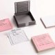 thumbnail image 3 of Sticky Note Holder, Sticky Note Dispenser Compatible with Post-It Note, Post It Note Organizer 3x3 Self-Sticky Note Pads, 3 of 5