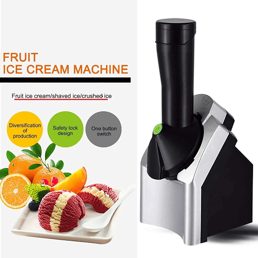  Ice Cream Makers, Fully Automatic Mini Fruit Soft Serve Ice  Cream Machine Simple One Push Operation, Great for Making Healthy Soft  Serve Sherbet: Home & Kitchen