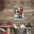 thumbnail image 3 of Santa & Snowman Friend Wall Plaque Art, 10 x 15, Made In USA, 3 of 6