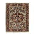 thumbnail image 2 of EORC Ivory Hand Knotted Wool Traditional Heriz Weave Rug, 10' x 14'-Color:Ivory,Material:Wool, 2 of 5