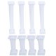 thumbnail image 1 of KAKOWELY 8 piezas de adornos de plástico para postres, soportes escalonados para tartas con forma de columna romana., 1 of 5