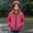 Hot Pink, variant on Big Kids Teen Hooded Zip Jacket Waterproof Windproof Long Sleeve Pocketed Outdoor Coat Fall Outerwear Ages 5-16 Yellow 15 Years