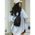 thumbnail image 5 of Women's Sling Bag, Crossbody, Daypack, Fanny Pack, Travel, Casual, Chest Bag in Black, 5 of 11