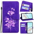 thumbnail image 1 of Leather Card Holder Kickstand Case for Samsung Galaxy S6 S7 Edge S8 S9 S10 S10E S20 Plus Shockproof Protective Cover, 1 of 11