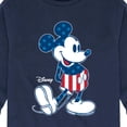 thumbnail image 3 of Disney - Americana - Mickey Flag Pattern - Toddler And Youth Long Sleeve Graphic T-Shirt, 3 of 5