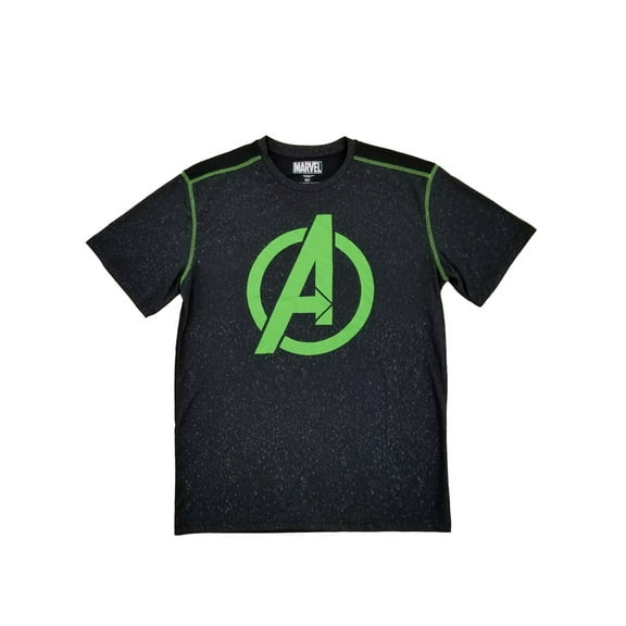 Marvel Avengers Mens Black Activewear Poly T-Shirt XX-Large