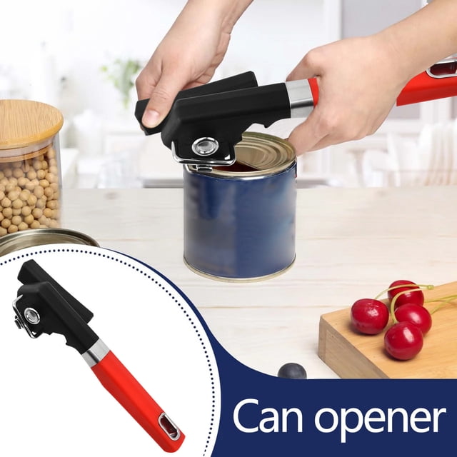 TIMIFIS Ouvre-Boîte Manuel en Acier Inoxydable Poignée Ouverture Latérale Couteau Appareils de Cuisine