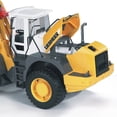 thumbnail image 3 of Bruder Toys Mack Granite Liebherr Articulated Road Loader Toy Truck, Yellow, 3 of 5