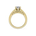 thumbnail image 2 of 1.00 Carat Excellent Pear Cut Real Diamond New Design Solitaire Ring for Wedding Solid 18K Yellow Gold Size 11, 2 of 8