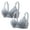 Gray#2, variant on Spring Saving GaThRRgYP Womens Bras under $5,Ladies Traceless Comfortable No Steel Ring Breathable Gathering Bra Woman Underwear