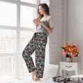 thumbnail image 5 of Salouo Funny Owls Print Women's Pajama Pants Casual Loose Sweatpants PJs Flowy Pants Drawstring Palazzo for Women Wide Leg Pants Lounge Pajama -Medium, 5 of 8